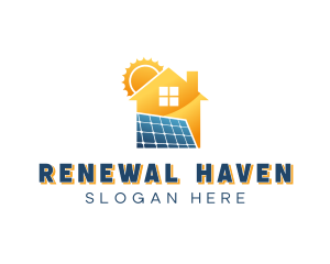 Home Solar Power logo design