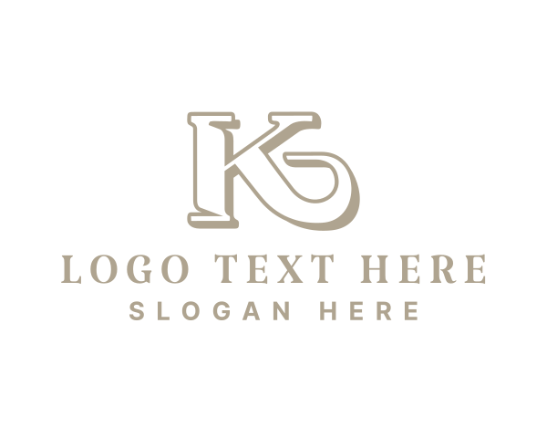 Luxury Business Firm Letter K logo