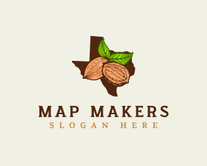 Texas Pecan Nuts logo design