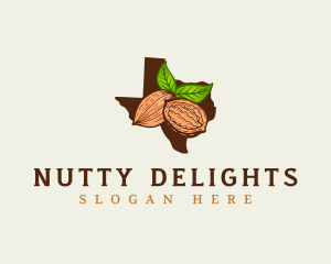 Texas Pecan Nuts logo design