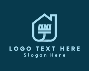 House Cleaning Broom logo