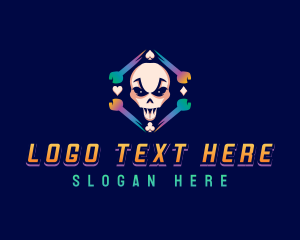 Arcade Game Skull logo