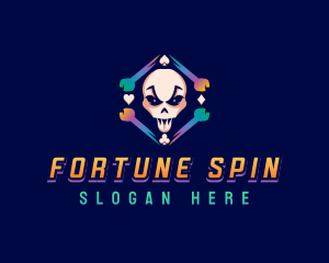 Arcade Game Skull logo