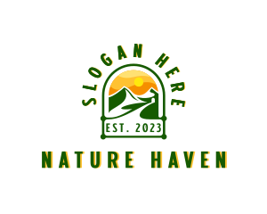 Mountain Nature Road Logo