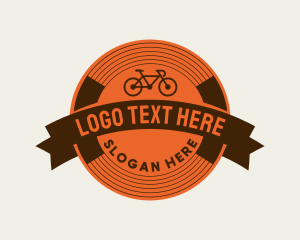 Retro Biking Badge logo