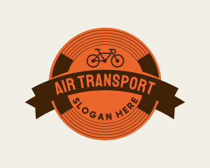 Retro Biking Badge logo design