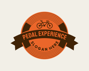 Retro Biking Badge logo