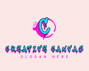 Creative Punk Graffiti logo design