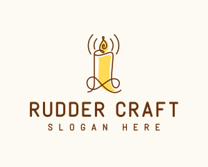 Candle Light Wax  logo design