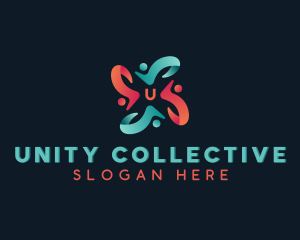 People Community Organization logo design