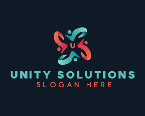 People Community Organization logo design