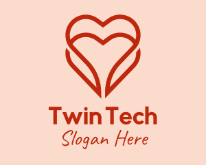 Double Heart Valentine  logo