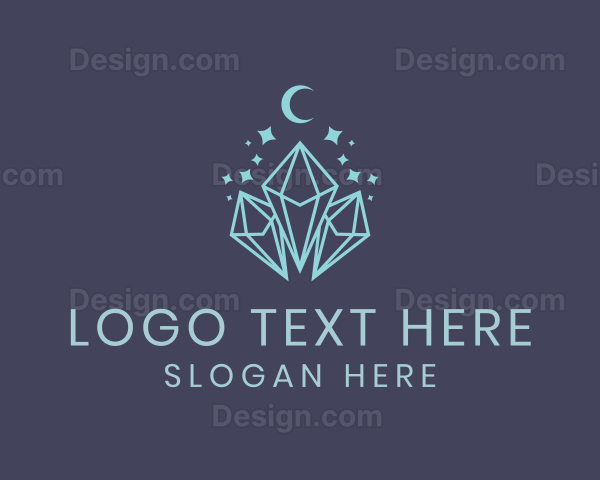 Crystal Jewelry Fashion Logo