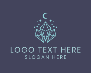 Crystal Jewelry Fashion Logo