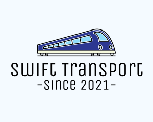 Train Transportation Rail logo design