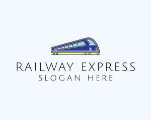 Train Transportation Rail logo design