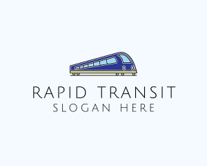 Train Transportation Rail logo design