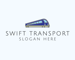 Train Transportation Rail logo design