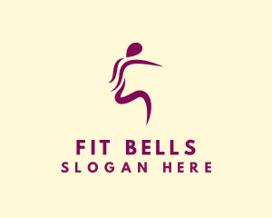 Female Fitness Workout logo design