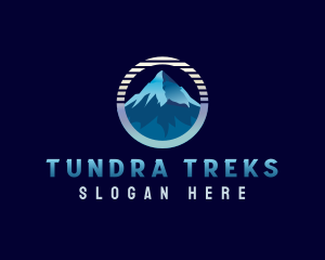 Mountain Peak Hiking logo design