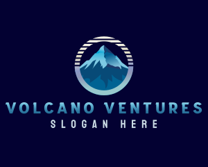 Mountain Peak Hiking logo design