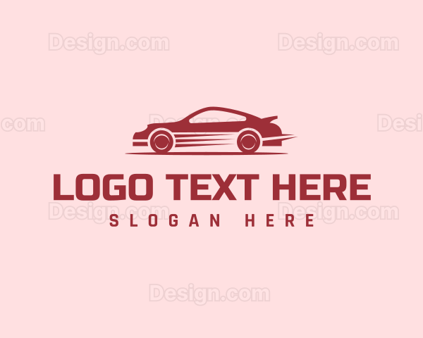 Red Racing Car Logo