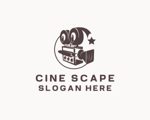 Cinema Film Camera logo design