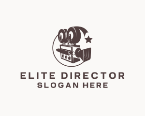 Cinema Film Camera logo design