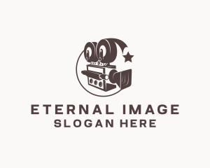 Cinema Film Camera logo design