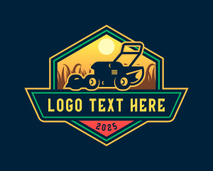 Lawn Mower Landscaping logo