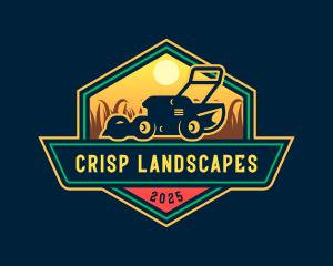 Lawn Mower Landscaping logo