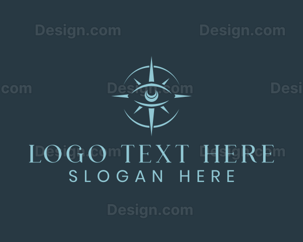 Mystical Eye Compass Logo