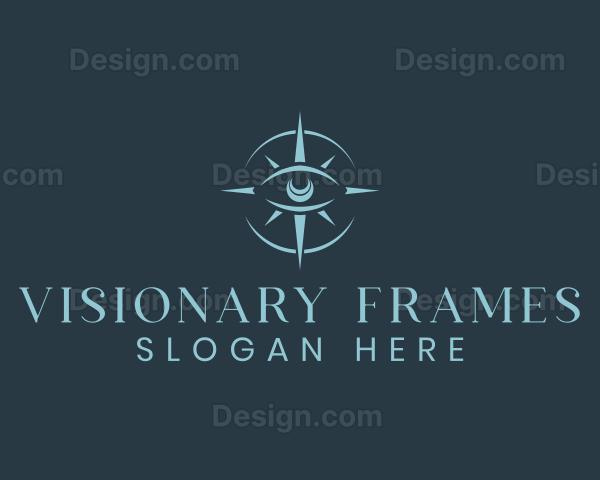 Mystical Eye Compass Logo