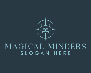 Mystical Eye Compass logo design