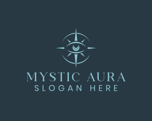 Mystical Eye Compass logo design