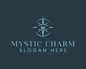 Mystical Eye Compass logo design