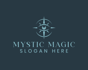 Mystical Eye Compass logo design