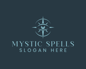 Mystical Eye Compass logo design