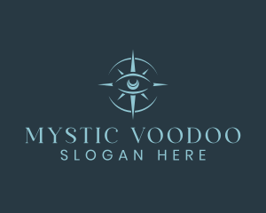 Mystical Eye Compass logo design