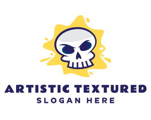 Skull Graffiti Artist logo design