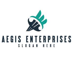 Enterprise Ring Wing logo design