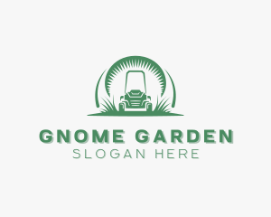 Gardening Lawn Mower logo design