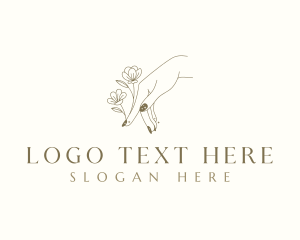 Floral Hand Nails logo