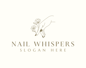 Floral Hand Nails logo