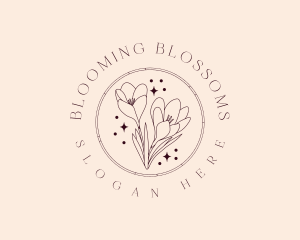 Flower Tulip Garden logo design