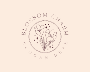 Flower Tulip Garden logo design