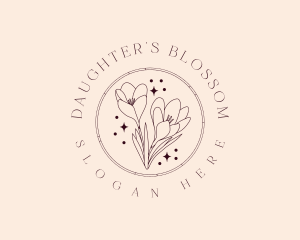 Flower Tulip Garden logo design