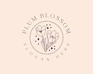 Flower Tulip Garden logo design