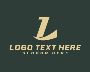 Swoosh Firm Letter L logo