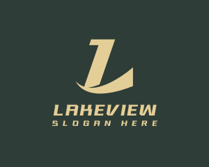 Swoosh Firm Letter L logo design